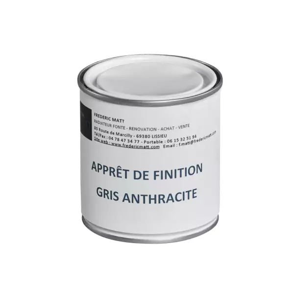 Peinture pour radiateur en fonte "Gris Anthracite Mat" 250 g